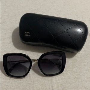 Chanel 5401 Black Oversized Sunglasses